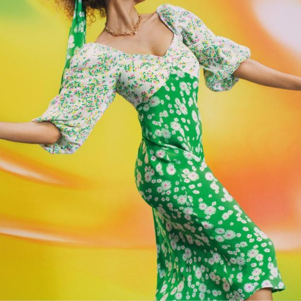 RIXO for Target Daisy Long Sleeve Swing Dress